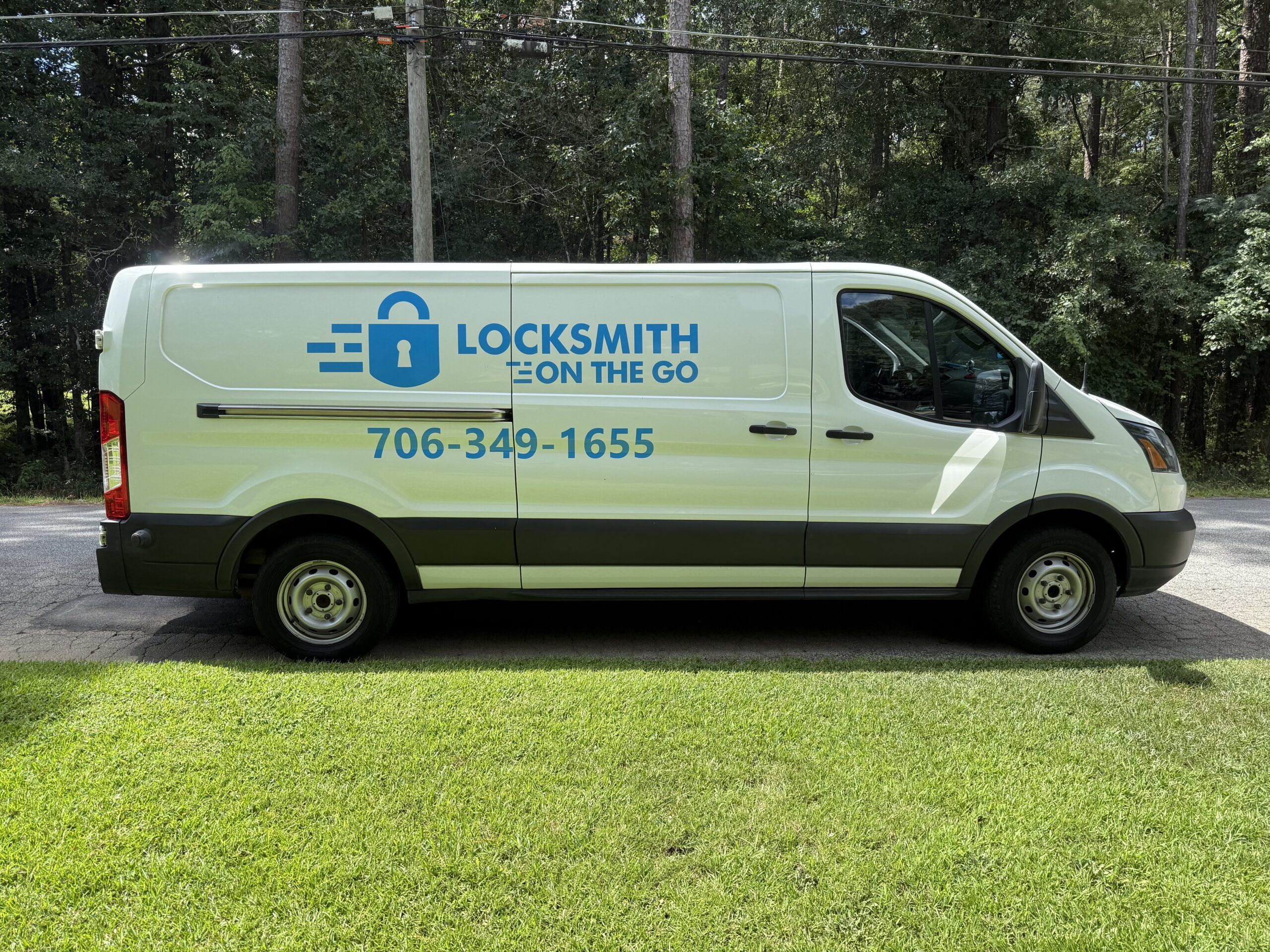 Locksmith On The Go service van in Downtown Athens GA